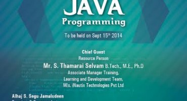 Java Workshop – CSE