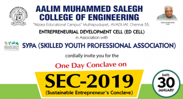 Sustainable Entrepreneur’s Conclave – 2019