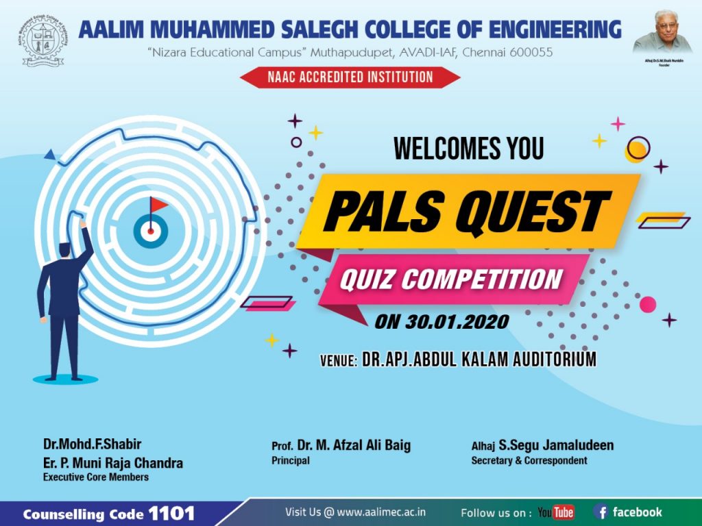 Pals Quest Quiz Competition Aalim Muhammed Salegh