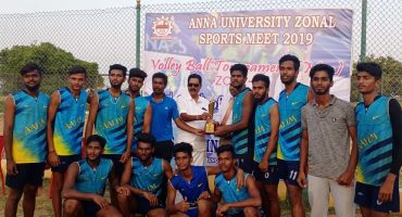 State Level Inter College Volleyball tournament our college secured 1st place -2020